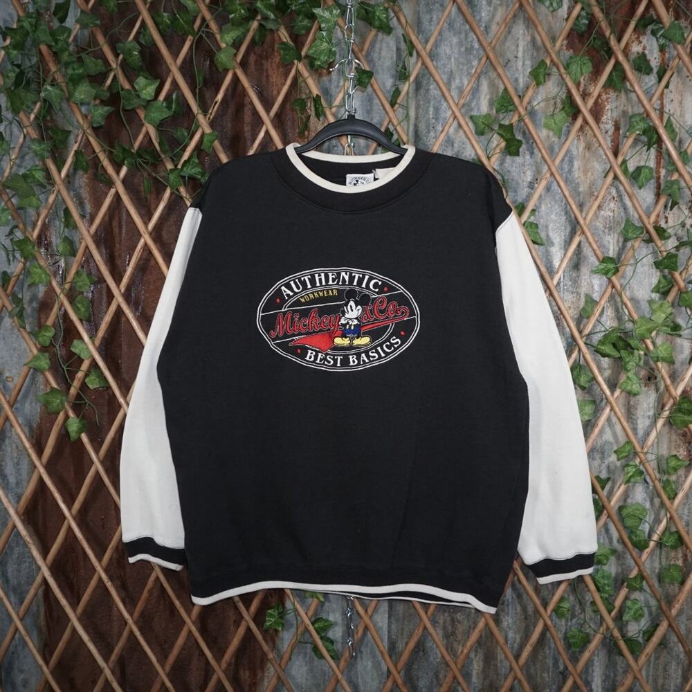 M - Vintage Y2K Disney Sweatshirts authentic workwear mickey